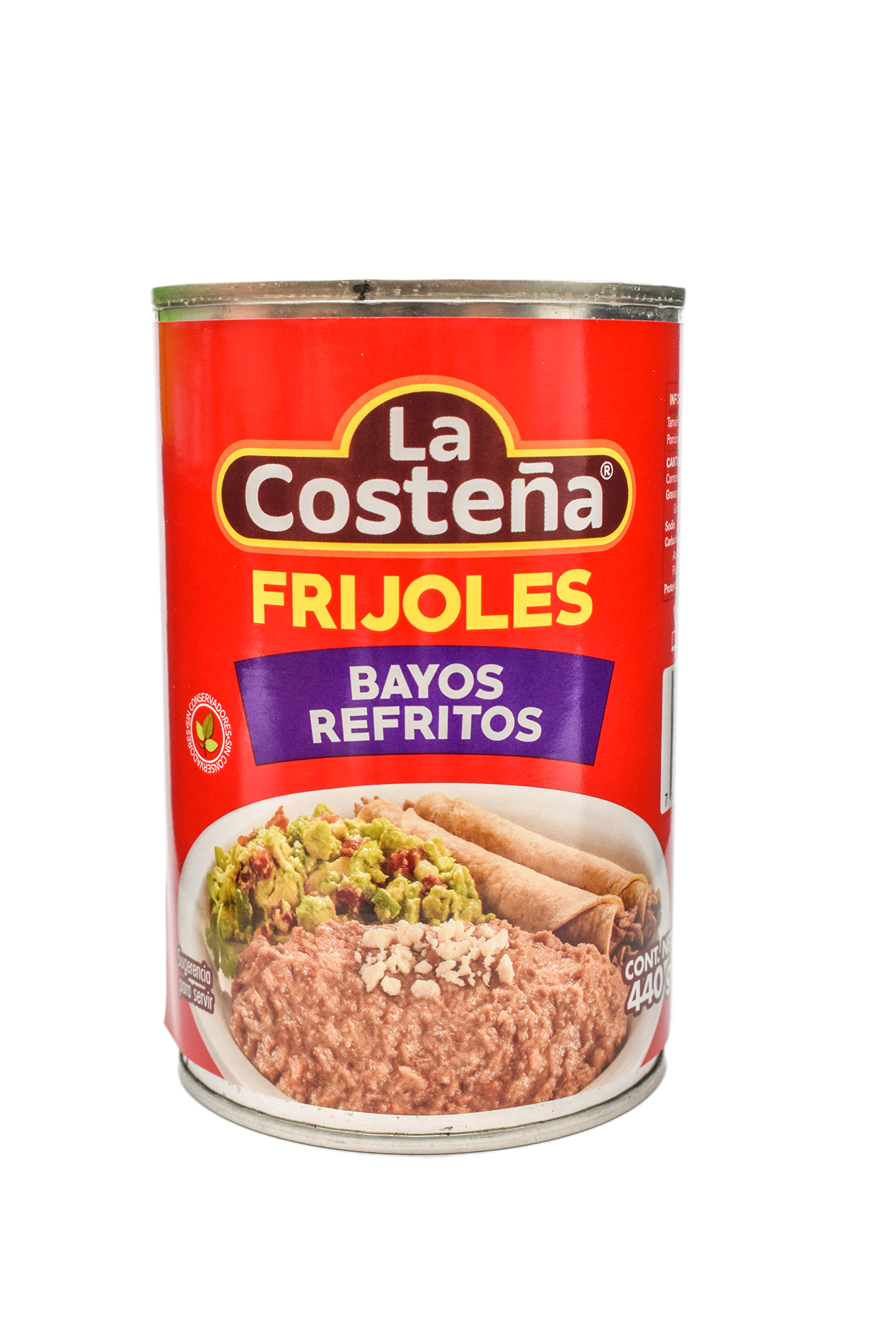 Frijoles Bayos Refritos Costena 440 Gr Lata